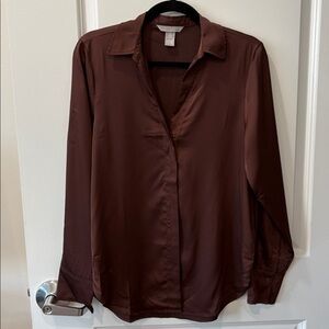 H&M Brown Blouse